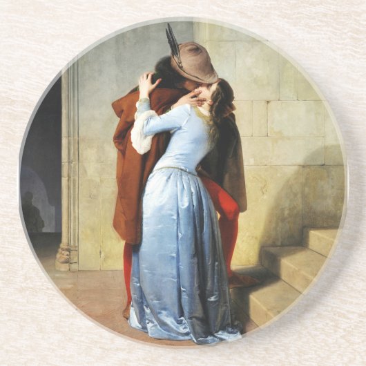 Dessous De Verre En Grès Le Baiser - Francesco Hayez Il Bacio (Devant)