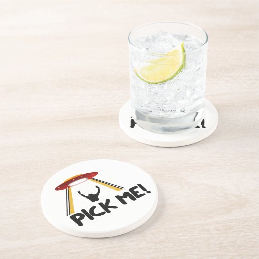 Dessous De Verre En Grès Le bateau étranger d'UFO - sélectionnez-moi ! (Côté)