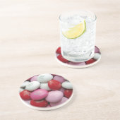 Dessous De Verre En Grès Le bonbon de Saint-Valentin (Côté)