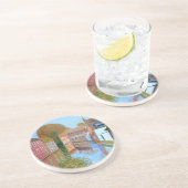 Dessous De Verre En Grès Le canal Brugge (Côté)