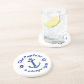 Dessous De Verre En Grès Le capitaine a toujours raison (Côté)