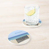 Dessous De Verre En Grès Le chemin vers la mer (Côté)