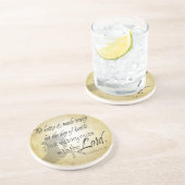 Dessous De Verre En Grès Le cheval est fait à écriture sainte prête de (Côté)