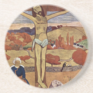 Dessous De Verre En Grès Le Christ jaune de Paul Gauguin, Beaux-arts vintag