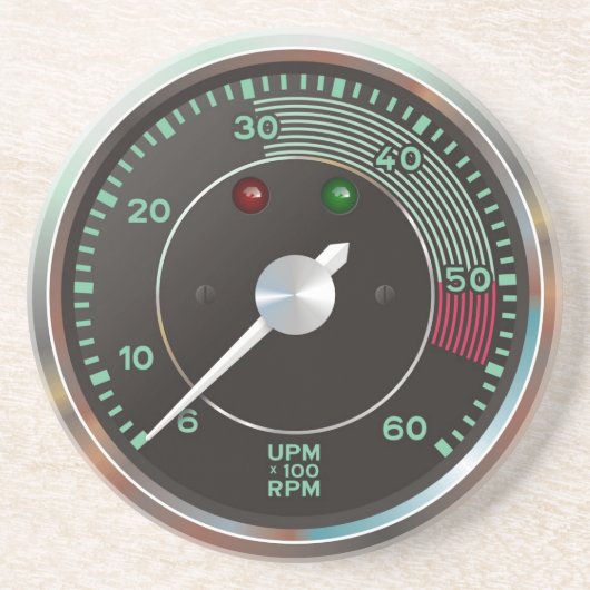 Dessous De Verre En Grès Le classique 356 rev contre, vieille voiture de (Devant)