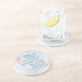 Dessous De Verre En Grès Le coeur de la mère (Côté)