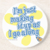 Dessous De Verre En Grès Le composant comme je vais le long (Devant)