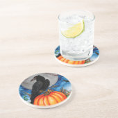 Dessous De Verre En Grès Le Corbeau (Côté)