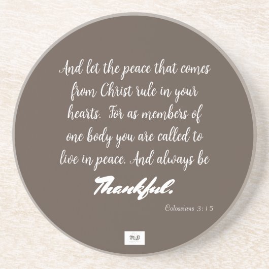 Dessous De Verre En Grès Le Dessous de verre de grès (Devant)