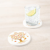 Dessous De Verre En Grès Le Dessous de verre de grès de Gratitude Tree (Côté)