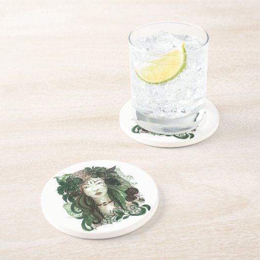 Dessous De Verre En Grès Le Fey (Côté)