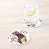 Dessous De Verre En Grès Le fière coq (Côté)