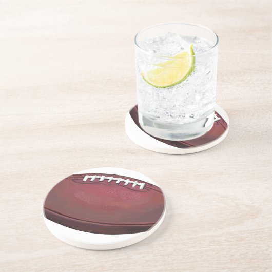 Dessous De Verre En Grès Le football (Côté)