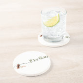 Dessous De Verre En Grès Le gars du vol (Côté)