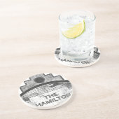 Dessous De Verre En Grès le hamilton (Côté)