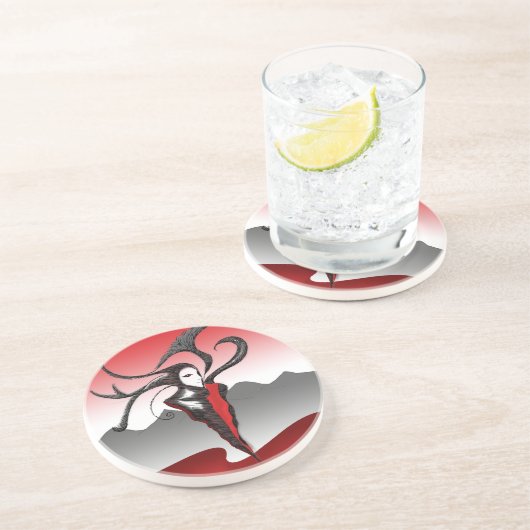 Dessous De Verre En Grès Le Jester (Côté)