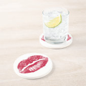Dessous De Verre En Grès Le Kiss (Côté)