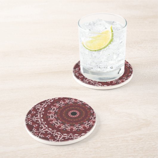 Dessous De Verre En Grès Le Labyrinthe des écarlates (Côté)