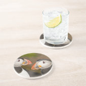 Dessous De Verre En Grès Le Macareux Atlantique (Côté)