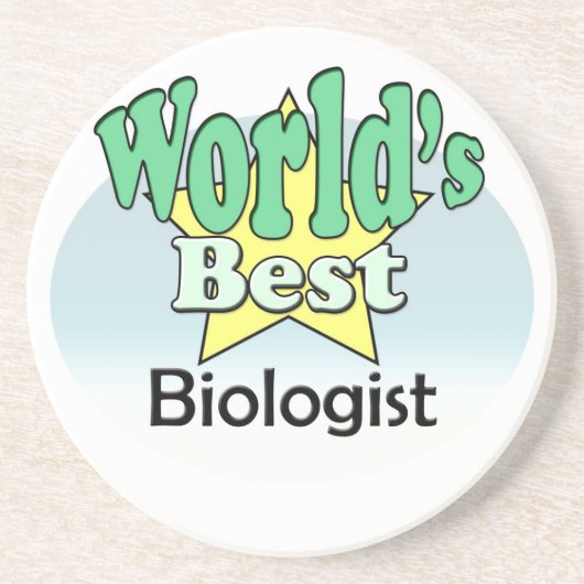 Dessous De Verre En Grès Le meilleur biologiste du monde (Devant)