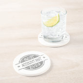 Dessous De Verre En Grès Le meilleur comptable toujours gris (Côté)