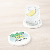 Dessous De Verre En Grès Le meilleur pompier du monde (Côté)