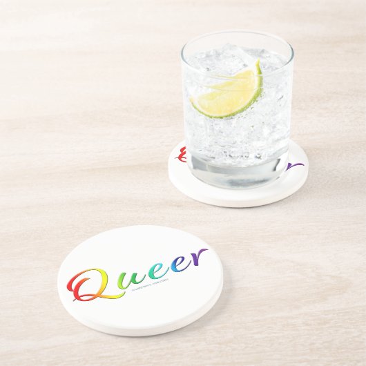 Dessous De Verre En Grès Le mot unique expressif et étrange de SlipperyJoe (Côté)
