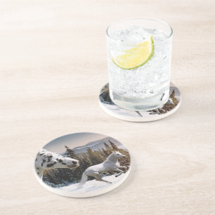 Dessous De Verre En Grès Le pays des merveilles d'hiver