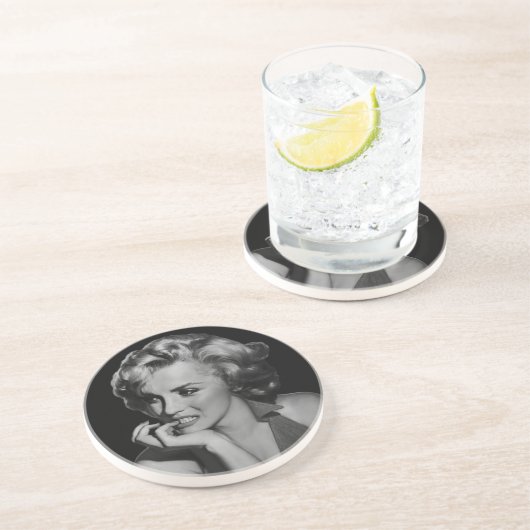 Dessous De Verre En Grès Le penseur (Côté)