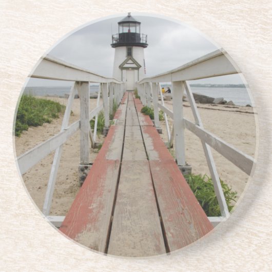 Dessous De Verre En Grès Le phare actuel, le dernier de plusieurs (Devant)