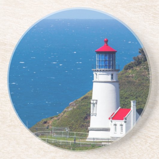 Dessous De Verre En Grès Le phare de Heceta Head près de Florence (Devant)
