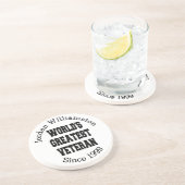 Dessous De Verre En Grès Le plus grand vétéran du monde (Côté)