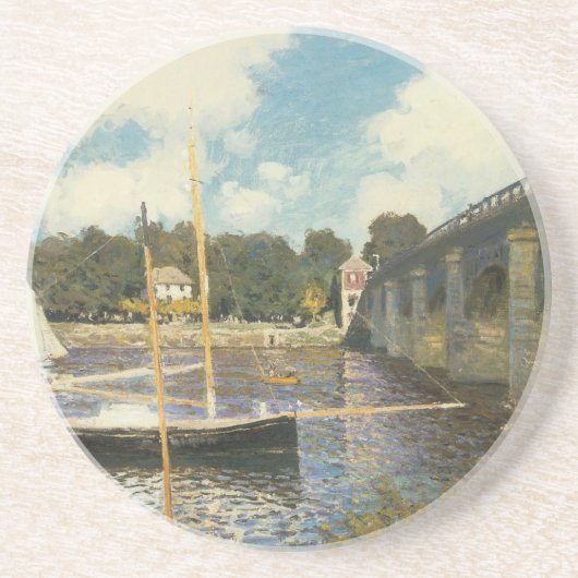 Dessous De Verre En Grès Le pont routier d'Argenteuil par Claude Monet (Devant)
