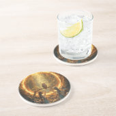 Dessous De Verre En Grès Le Portail Entre Les Arbres (Côté)