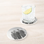 Dessous De Verre En Grès Le président John Kennedy et les frères American C (Côté)