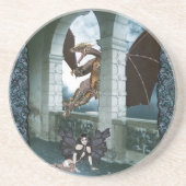 Dessous De Verre En Grès Le repaire du Dragon (Devant)