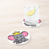 Dessous De Verre En Grès Le roi éléphant (Côté)
