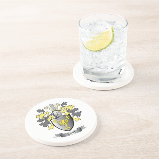 Dessous De Verre En Grès Le Roi manteau des bras (Côté)