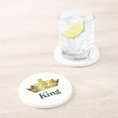 Dessous De Verre En Grès Le Roi Stone Coaster (Côté)