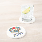 Dessous De Verre En Grès Le scarabée égyptien. Égypte ancienne (Côté)