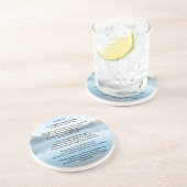 Dessous De Verre En Grès Le Seigneur est mon Psaume berger 23 (Côté)