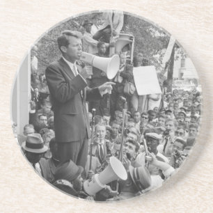 Dessous De Verre En Grès Le sénateur Robert Kennedy en campagne pour le pré