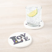 Dessous De Verre En Grès Le sens de l'amour (Côté)