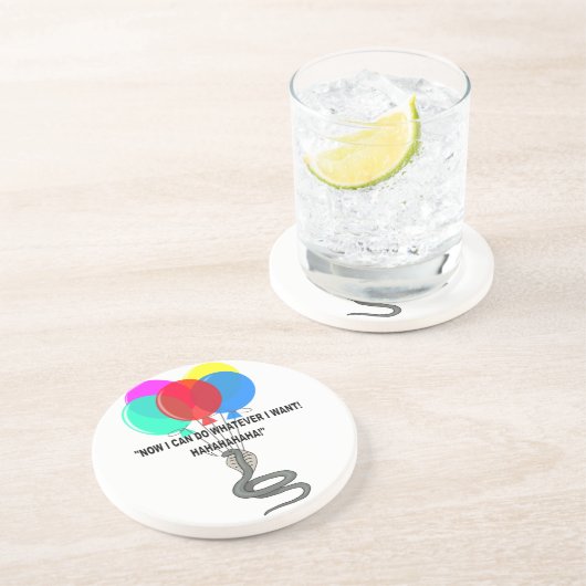 Dessous De Verre En Grès Le serpent volant (Côté)