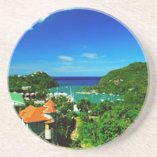 Dessous De Verre En Grès Le St Lucia