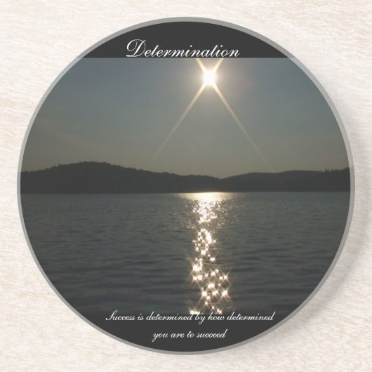 Dessous De Verre En Grès Le succès est déterminé (Devant)