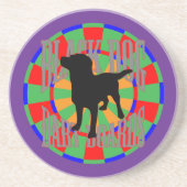 Dessous De Verre En Grès Le Villager (Devant)