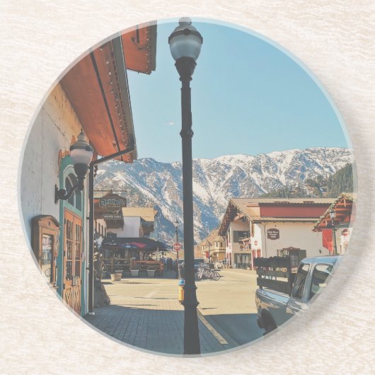 Dessous De Verre En Grès Leavenworth - Washington  (Devant)