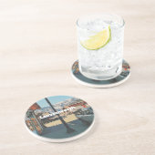Dessous De Verre En Grès Leavenworth - Washington (Côté)