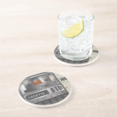 Dessous De Verre En Grès lecteur de cassette (Côté)